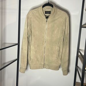 Zara, Lightweight Vegan Suede bomber. Size M.